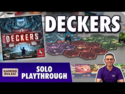Deckers - Tutorial & Playthrough: Solo game