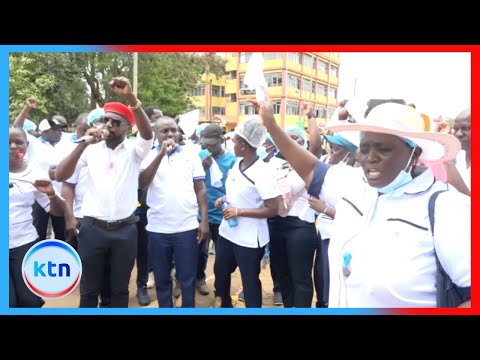 Striking Siaya nurses stand firm, demand unpaid deductions and justice for injured colleagues