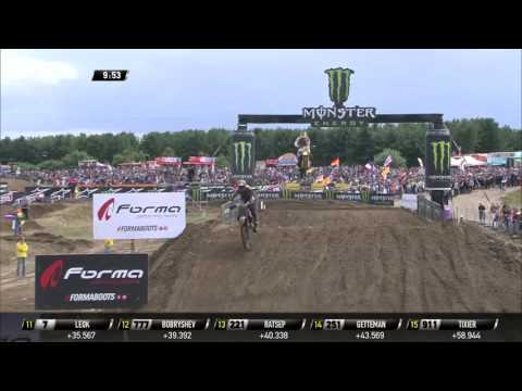 Febvre & Gajser pass Strijbos Fiat Professional MXGP of Belgium MXGP Race 1 2016