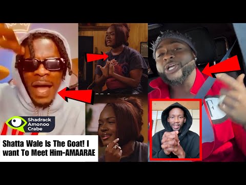 Wow! Davido Jam to Shatta Wale & Medikal's Song+Amaarae & Mr.Eazi Hailed ShattaWale As the "GOAT"🐐🔥