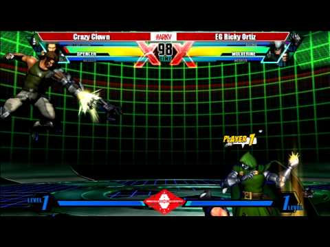 ARK V - Ultimate Marvel vs. Capcom 3 - Crazy Clown vs. EG Ricky Ortiz