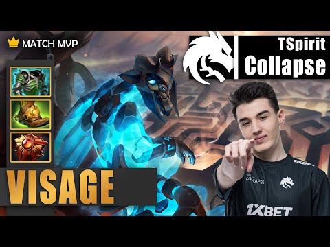 Visage Offlane | TSpirit.Collapse | HOW TO PLAY VISAGE OFFLANE AND WIN | 7.34c Gameplay Highlights