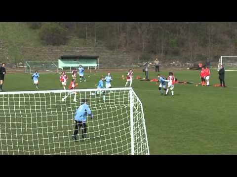 ZÁZNAM ČÁSTI MU FK ÚSTÍ NAD LABEM 8:2 (3:1) SK SLAVIA PRAHA tým A / 19.kolo / U -12