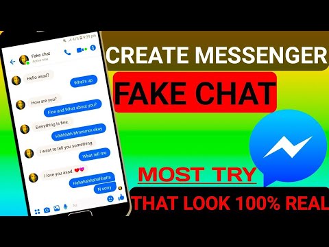 How To Make Facebook Messenger Fake Chat In 2022 Hindi /by technical wasim