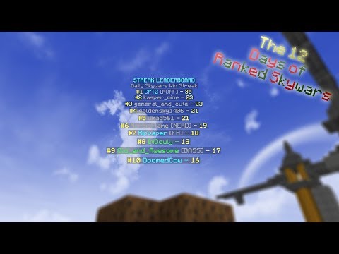 Getting on Leaderboards + No PVP Glitch (ranked skywars duels) - 12DORS