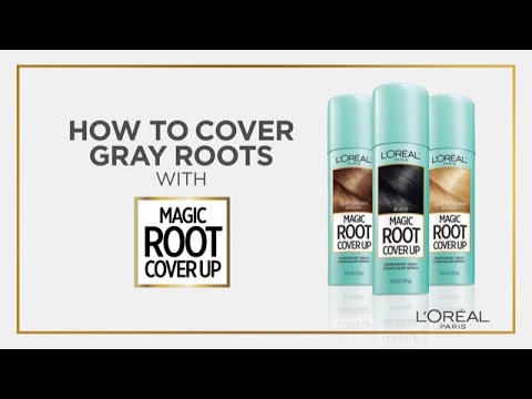 How to Cover Gray Roots at Home featuring Magic Root...