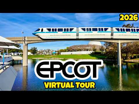EPCOT Full Park Walkthrough 4K (No Talking) | World Showcase Tour Festival of the Arts