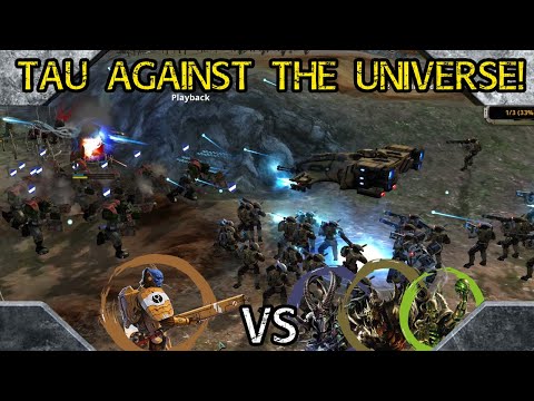 Dawn of War Definitive Edition: 3 Ranked 1 v 1s - Tau vs Dark Eldar, Necrons, Orks