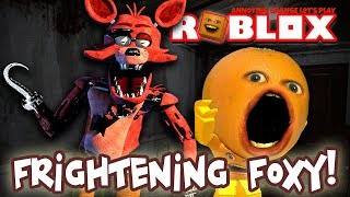 Roblox: Nightmare Fighters #2: FRIGHTENING FOXY! 🐺 🍊 👻 [Annoying Orange Plays]