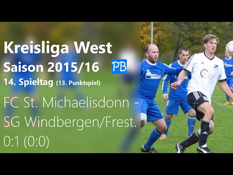 Kreisliga West - FC St. Michaelisdonn - SG Windbergen/Frestedt 0:1 (0:0) 13. Pktsp.- Saison 15/16