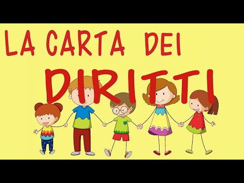 La Carta dei Diritti- 20 novembre- giornata dei diritti dei bambini-  con testo in descrizione-
