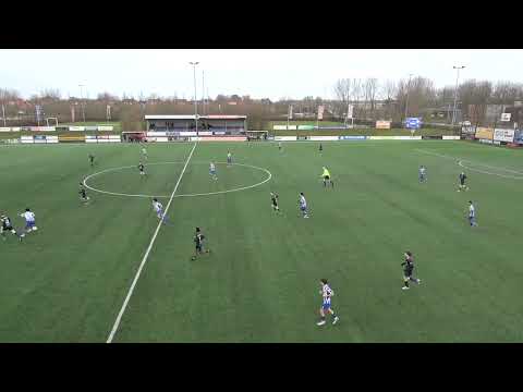 Poortugaal JO15-1  vs  RVVH JO-15-1     Oefenwedstrijd