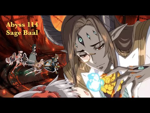 Epic Seven Abyss Floor 114 (With gear at start and end of video)