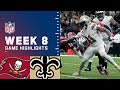 Buccaneers vs. Saints Week 8 Highlights | NFL 2021