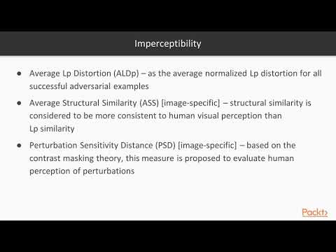Securing Your AI Machine Learning System Adversarial Attacks Metric WhiteBox Attack|packtpub com