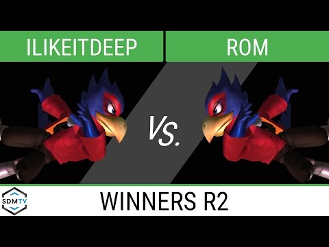 Melee @ LDL #28 - ILikeItDeep (Falco) vs. ROM (Falco) - Singles WR2 - Smash Melee