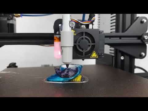 Free Multi Color Printing on Ender 3 without special Hardware