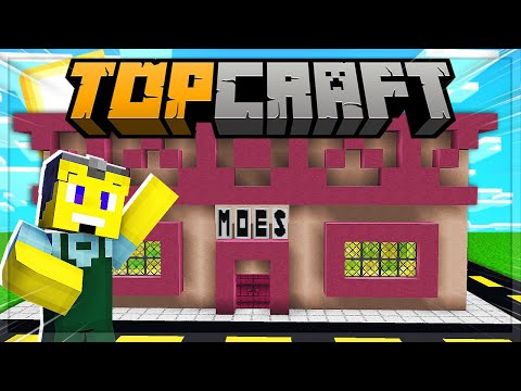 FIZ O BAR DO MOES DOS SIMPSONS  NO MINECRAFT 1.17 #27 TOPCRAFT