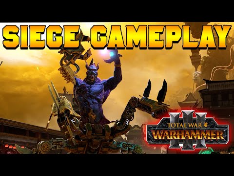 Siege Gameplay Preview: Tzeentch vs. Grand Cathay | Total War: Warhammer 3