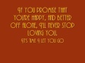 Letting Go - Sing it Loud w/ lyrics