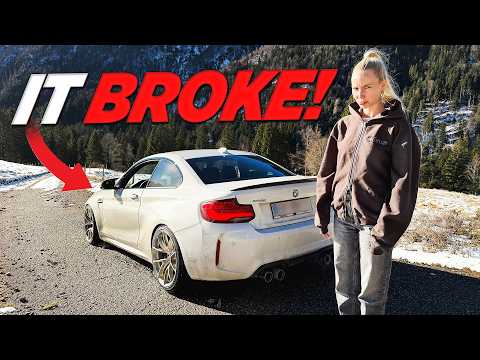 I drifted my Girlfriends BMW M2 F87 and IT BROKE! (literally lasted 10 MINUTES)