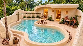 I Built a Dream Luxury Villa With Private Pools in the Jungle Real Life
