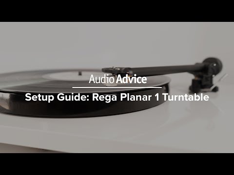 How to setup a Rega Planar 1 Turntable