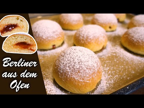 Berliner aus dem Ofen | super einfach und unkompliziert | Pfannkuchen | Faschingskrapfen