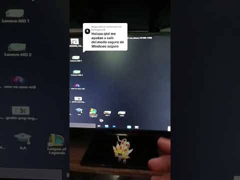 como salir del modo seguro en Windows 10 o Windows 11 #pc #modoseguro #windows11 #shortsfeed