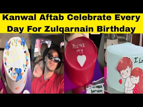 Kanwal Aftab Manarhi Hen Hr Din Q K Zulqarnain Ki Ane Wali Hai Birthday 😍 || Cakes in video
