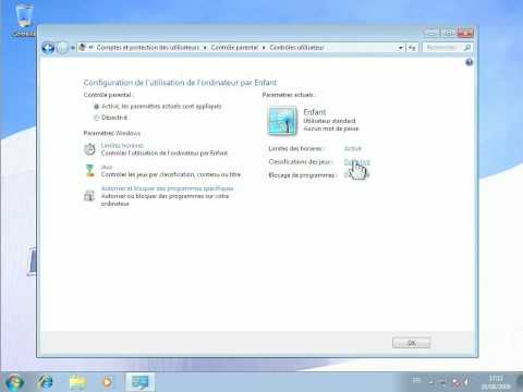 comment installer le controle parental