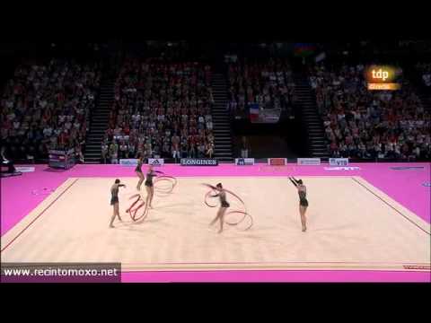 Poland 3 ribbons and 2 hoops AA World Championships Montpellier 2011