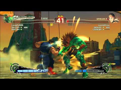 SSF4 AE 2012 LiangHuBBB ( Ryu ) vs overddDrive ( Ryu )