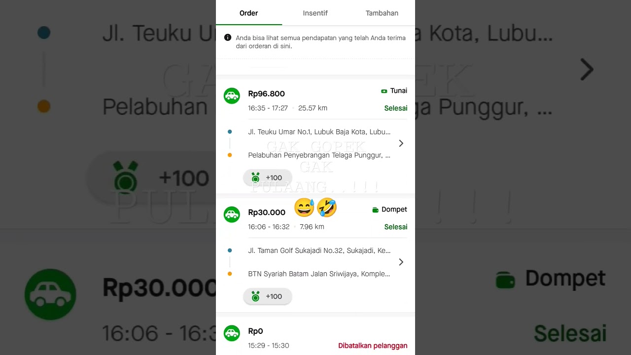 GAK GOPEK GAK PULANG ! #gocar #maxim #grabcar #indriver #taxionline #batam #driveronline #driver !!