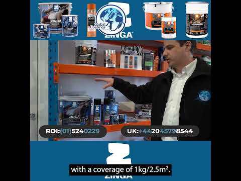 ZINGA Galvanising system // Global Coatings Ireland #shorts
