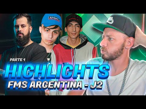 DTOKE REACCIONA A LAS MEJORES RIMAS DE FMS ARGENTINA 2022 - Jornada 2 l Parte 1