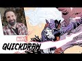 Artist Ramón Pérez Draws Malekith | Marvel Quickdraw