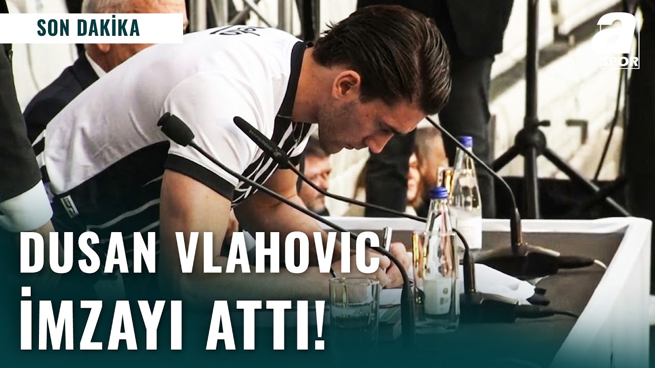 Dusan Vlahovic Beşiktaş'a İmzayı Attı! Vlahovic'ten Taraftara Flaş Soru!