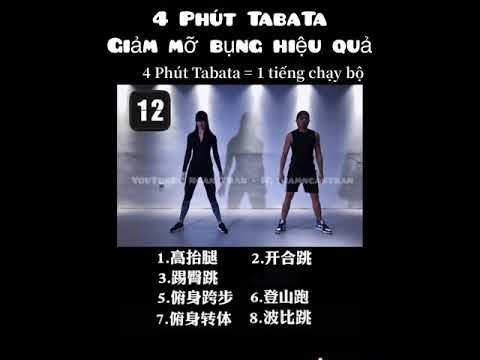 4 minutes Tabata effectively reduces belly fat