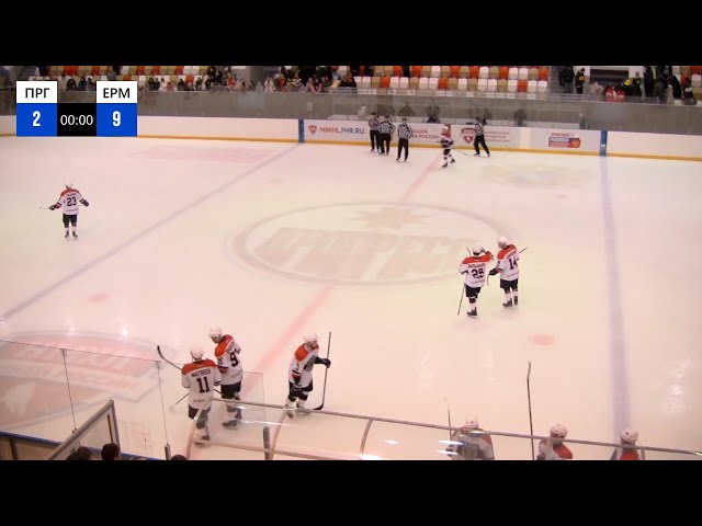 Хоккейный клуб «Ермак» успешно завершил серию матчей с командой «Прогресс» в Удмуртии