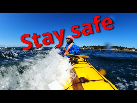 Sea kayaking in choppy waves safely | sea kayak brace