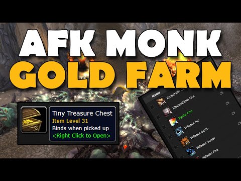Monk AFK Gold Farming Guide 10k Gold Per Hour EASY GOLD MAKING WoW