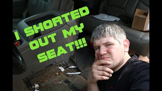 My Seat Was Shorting Out!!! | 2006 Silverado Seat Heater Repair