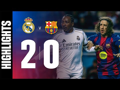 HIGHLIGHTS | REAL MADRID LEYENDAS 2 vs 0 BARÇA LEGENDS 🔵🔴