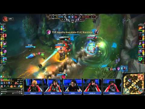 CLG vs TIP : Game 2 Highlights -NA LCS Semifinals Day 1