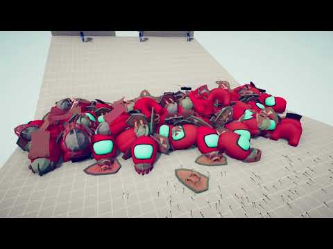 100x AMONG US KNIGHT vs GOD UNITS - Totally Accurate Battle Simulator TABS