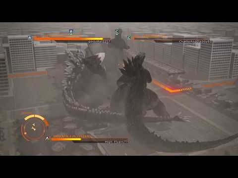 GODZILLA PS4: Godzilla 2014 vs SpaceGodzilla vs Heisei Godzilla
