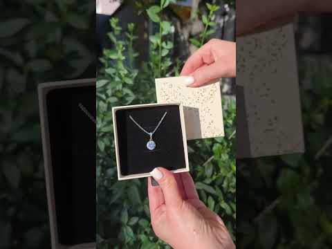 Нежный подарок для мамы: кулон с цепочкой "Счастье" с поздравительной открыткой от дочери. - фото 1 - id-p3177586833