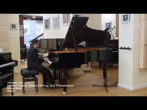 YAMAHA C5X - F. Chopin Etiuda c-moll  "Rewolucyjna" op. 10 nr 12 - Maciej Wota - PASJA