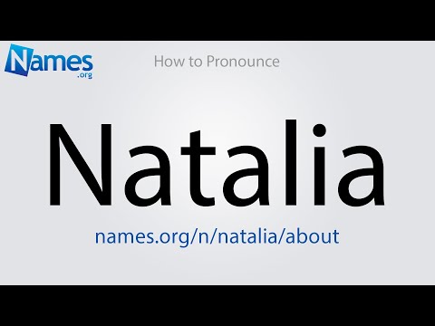 How to Pronounce Natalia